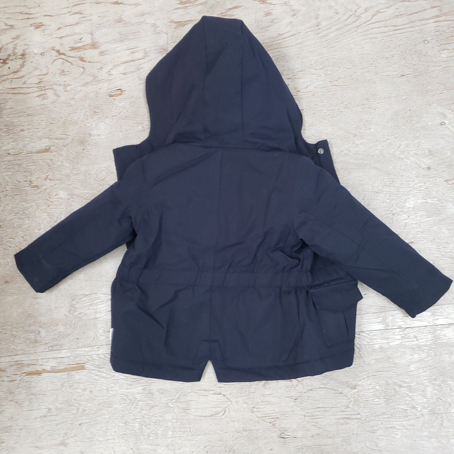 Boys Navy Fleece lined jacket