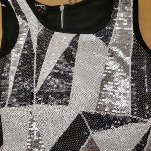 Sequined tank top