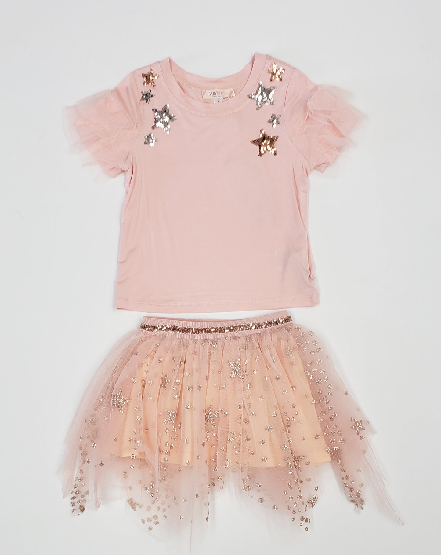 Baby Sara peachy pink top