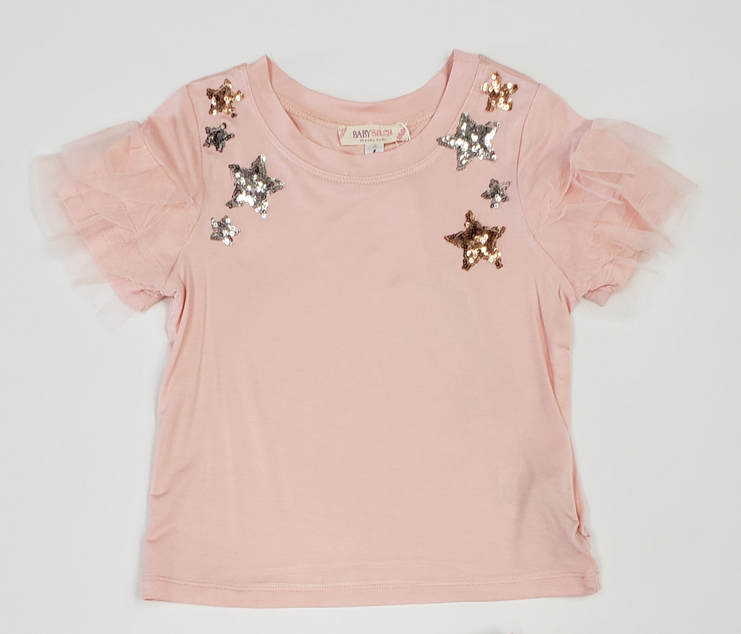 Baby Sara peachy pink top