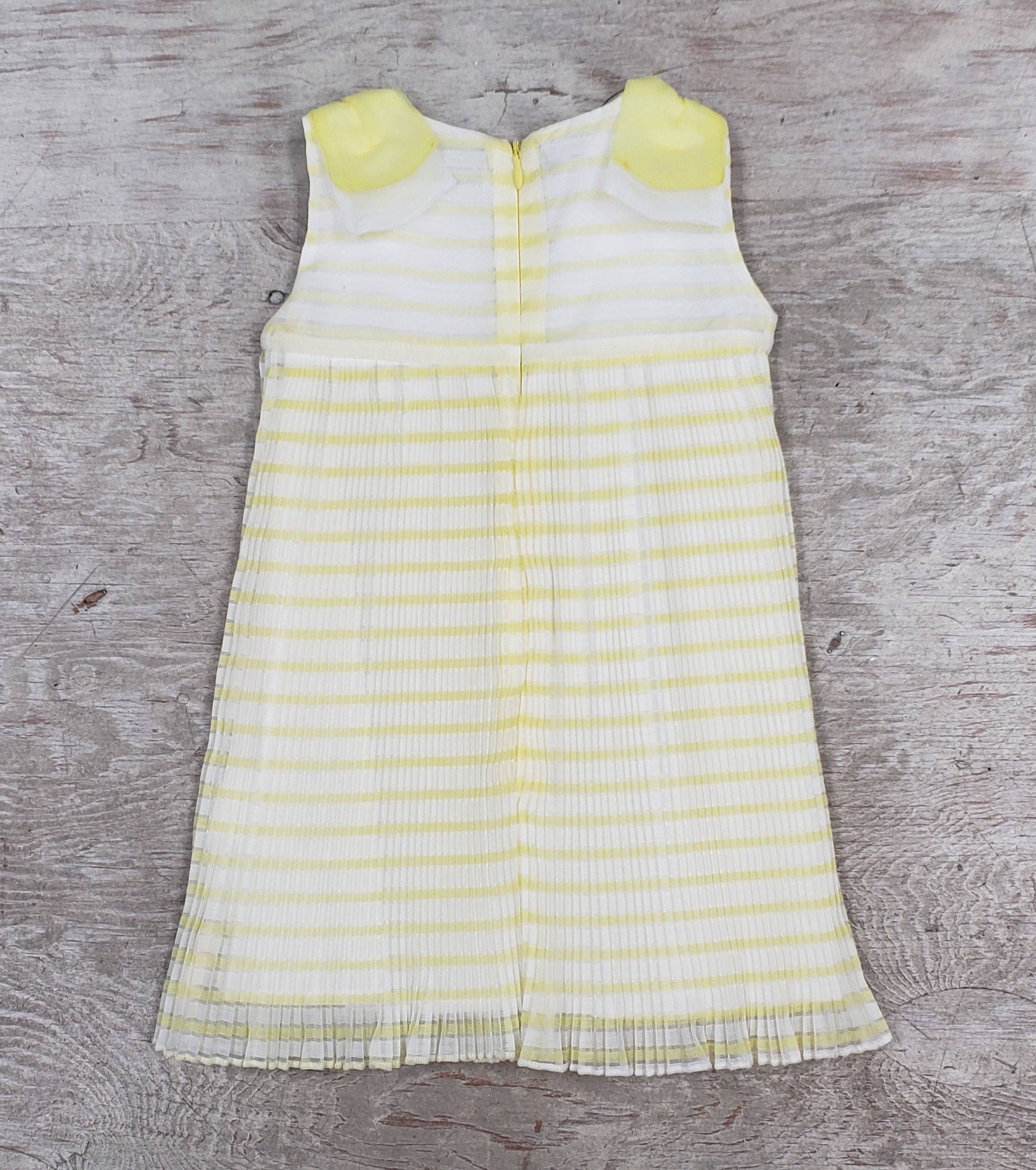 Yellow striped  dress