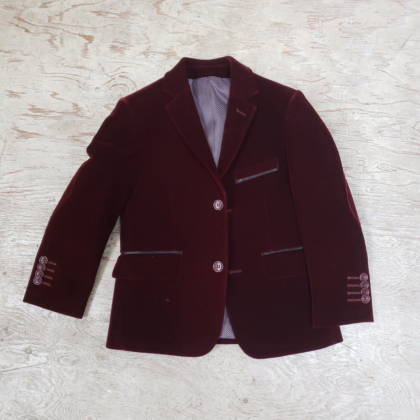Boys Isaac Mizrahi 3 piece velvet suit