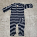 Me & Henry Cotton Striped Onesie
