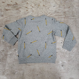 Boys pencil print sweatshirt