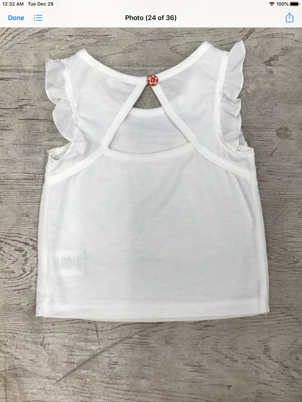 Baby Sara sequined rainbow tank