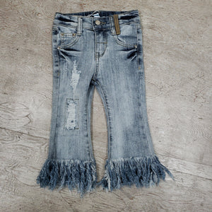 Girls fringe jeans