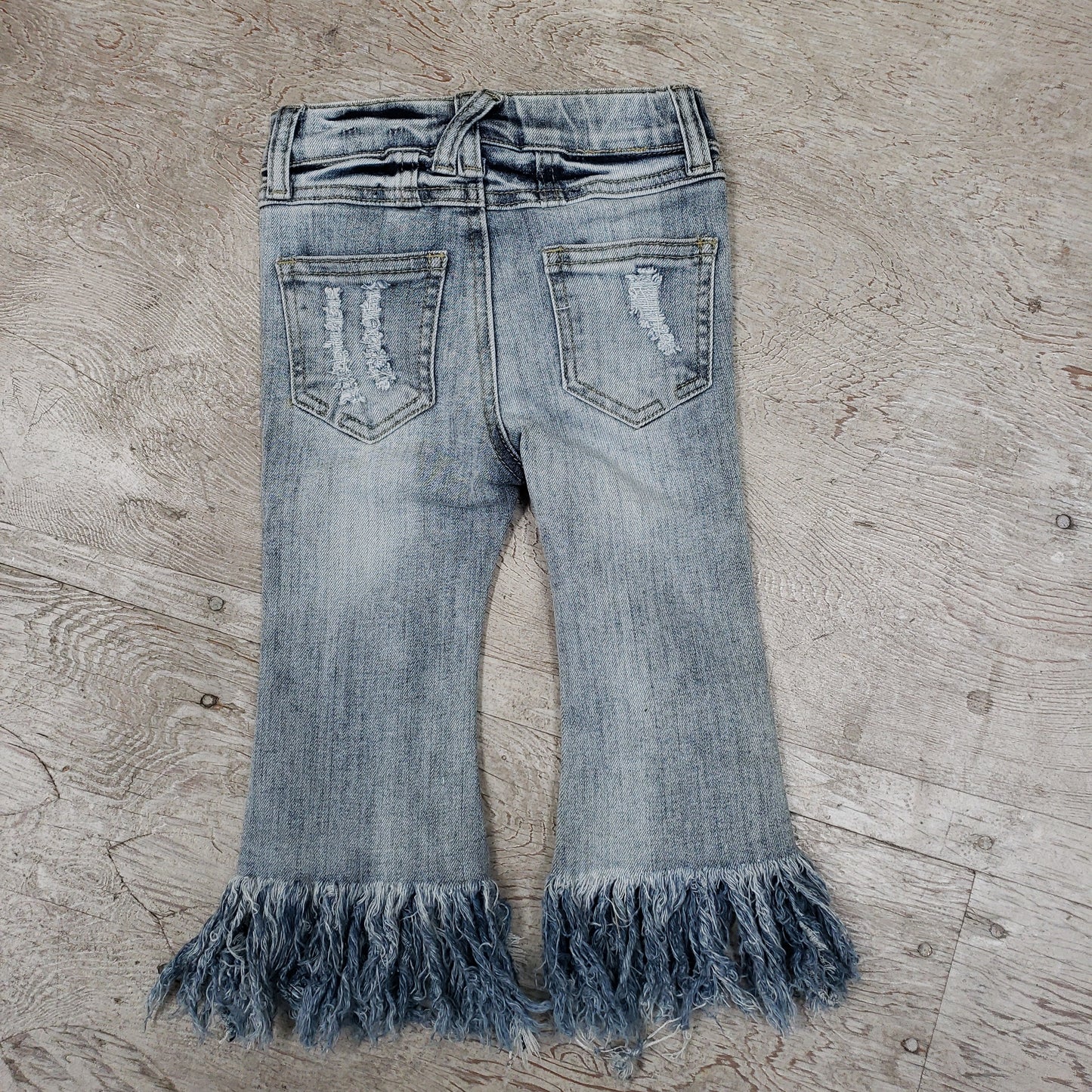 Girls fringe jeans