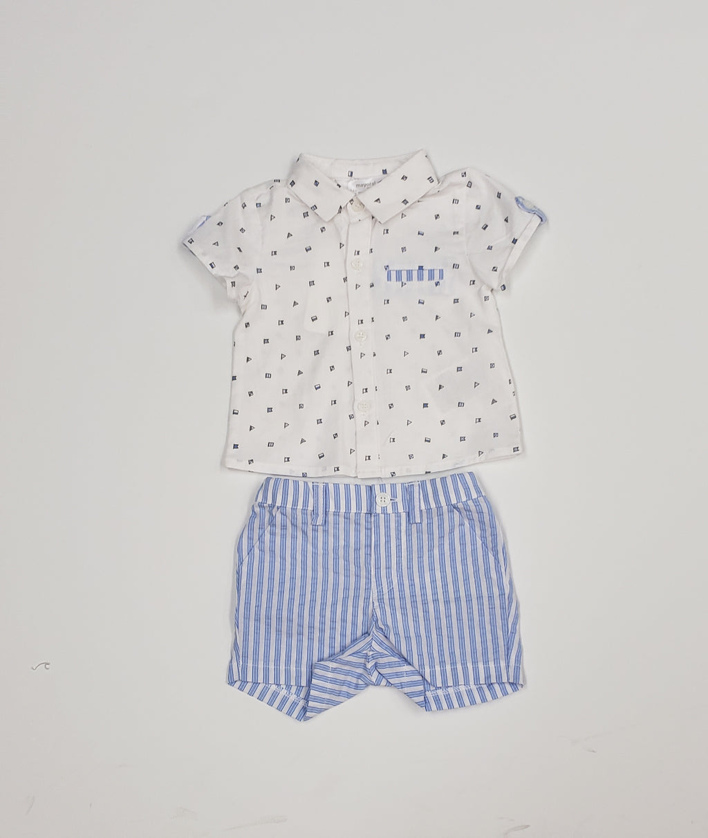 Baby boys dressy short set