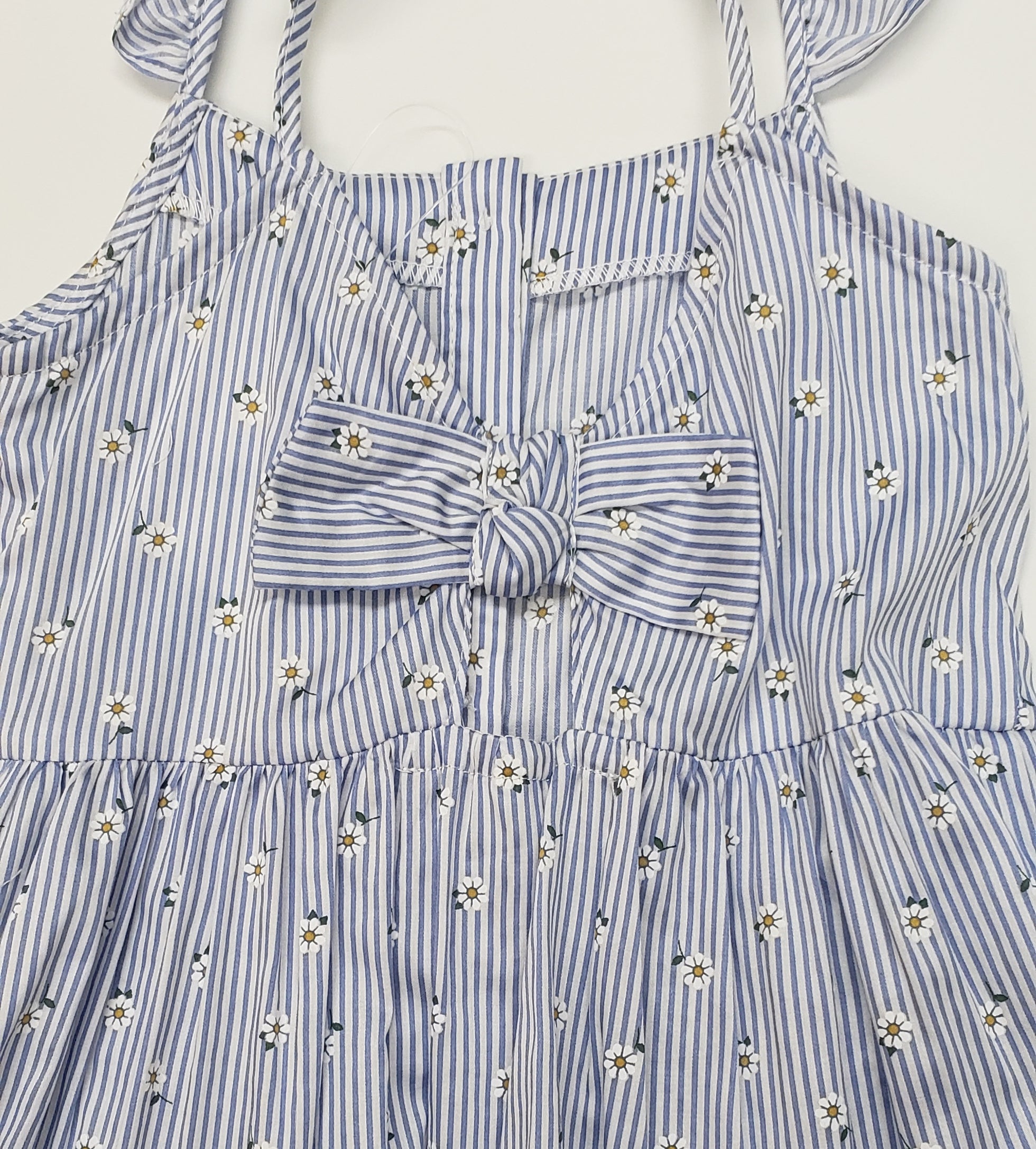 Girls floral/striped dress