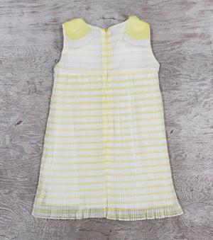 Yellow striped  dress