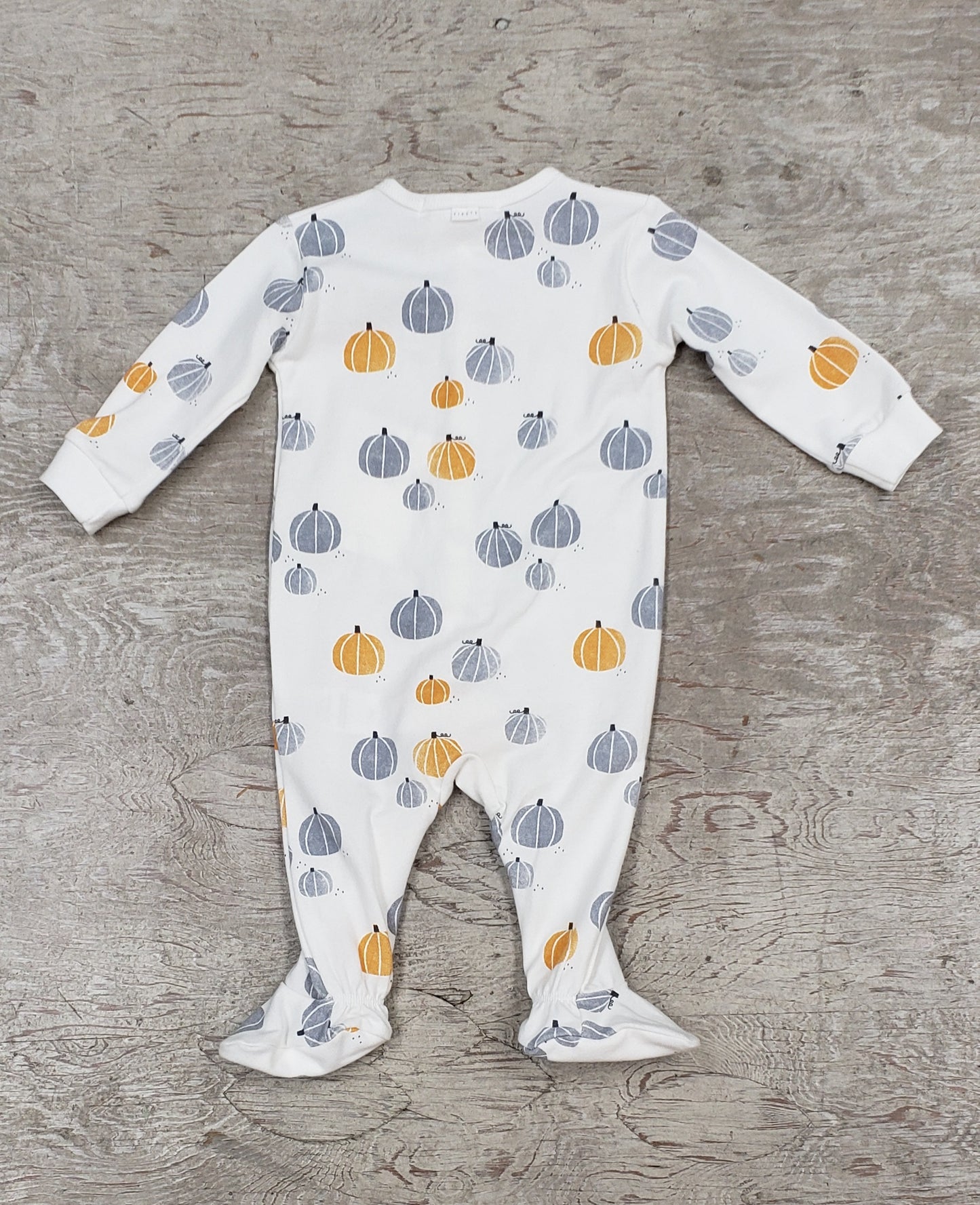 Baby Boys Pumpkin Footie