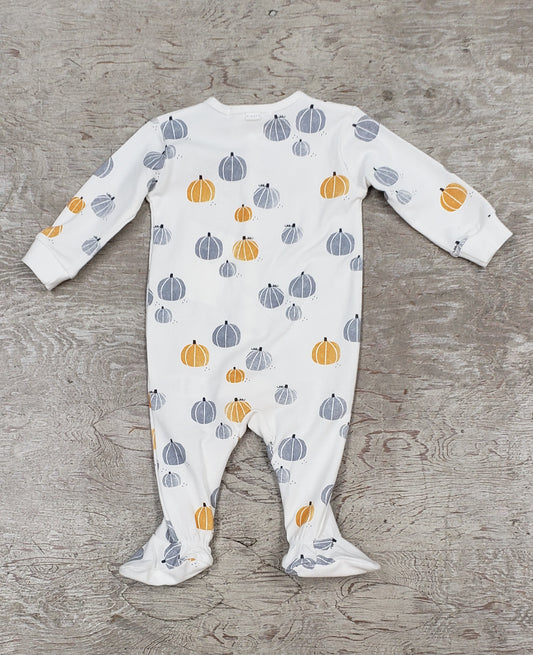 Baby Boys Pumpkin Footie