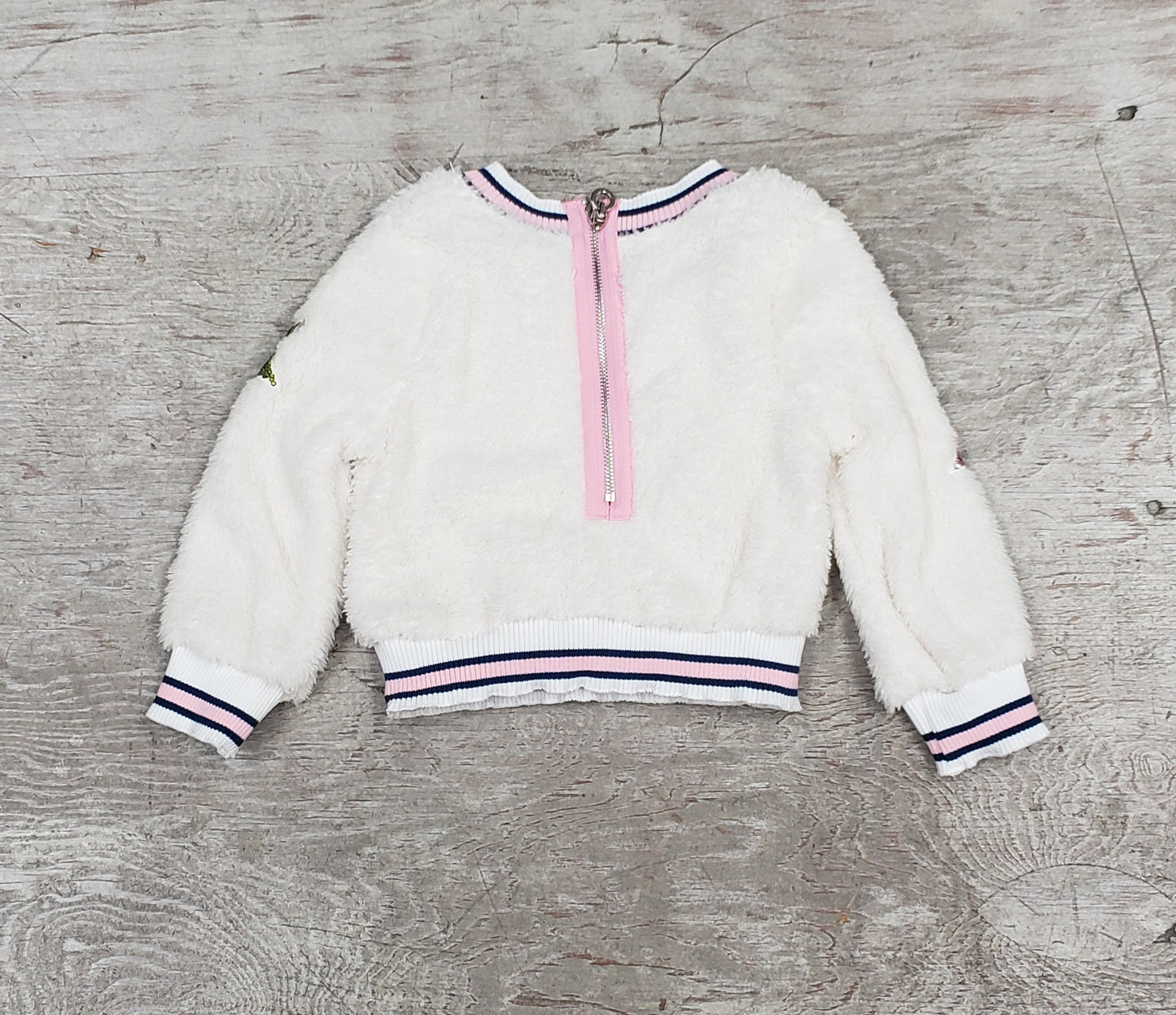 Girls fuzzy long sleeved top