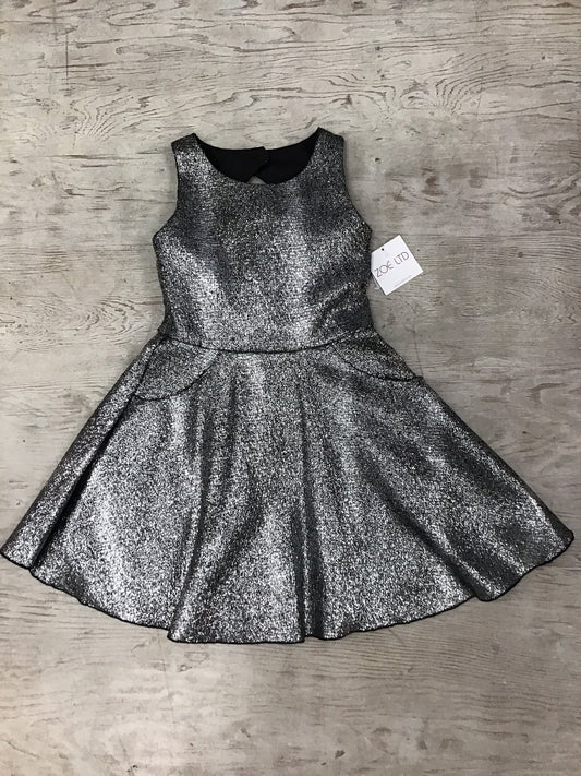 Silver "Moleskin" Dress by Zoe