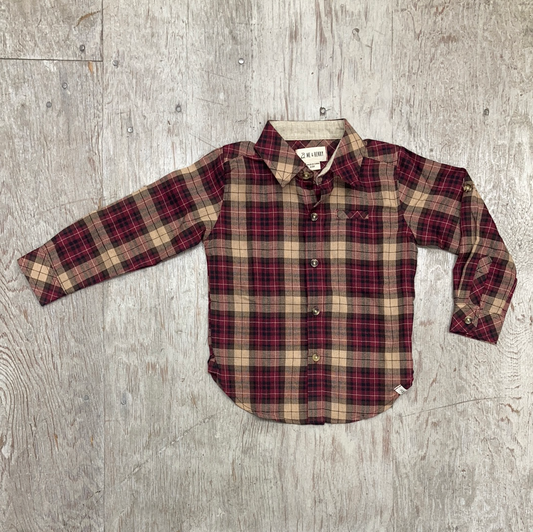 Boys Plaid Buttondown